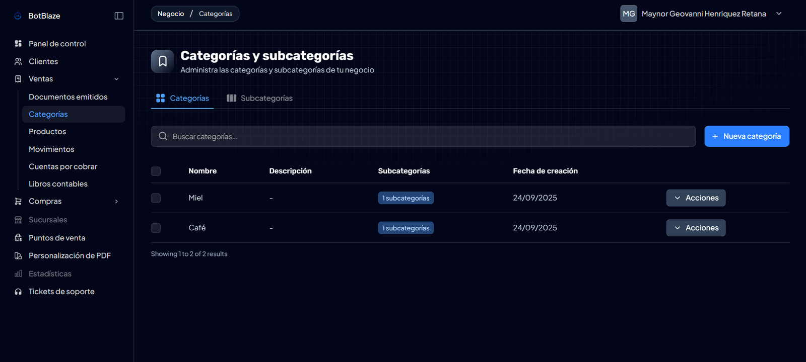 Imagen de Facturacion electronica BotBlaze